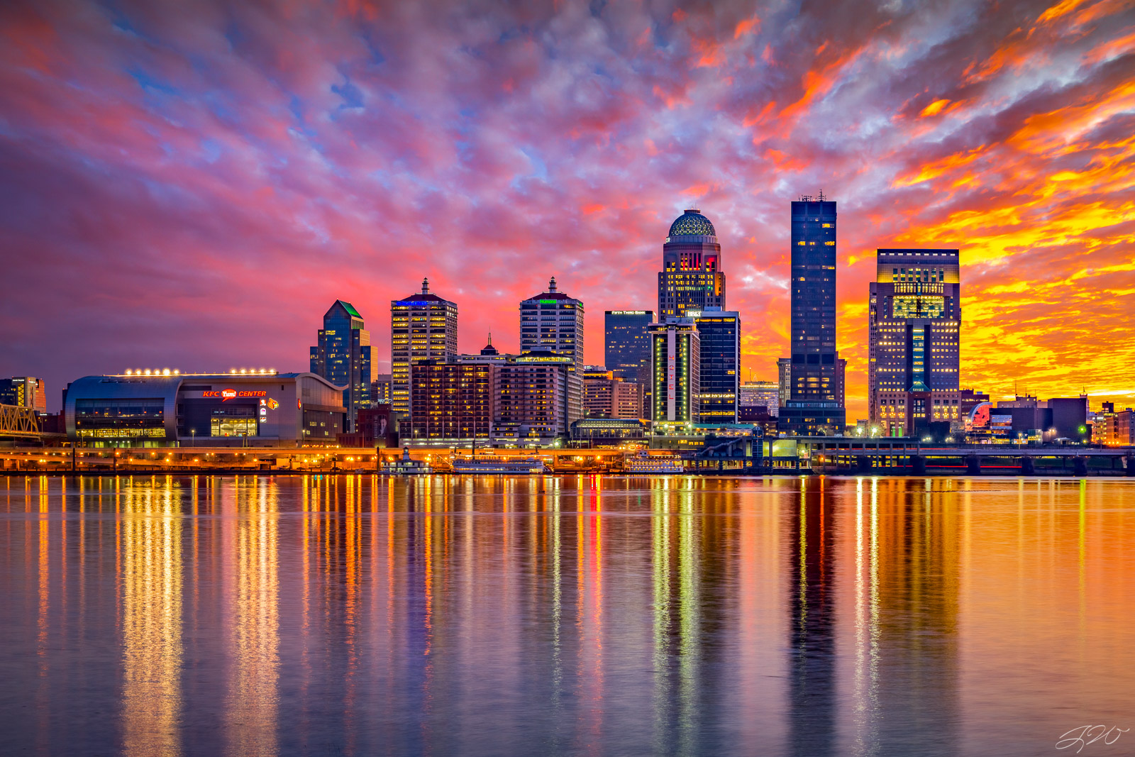 Louisville City Skyline